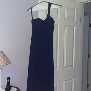 Long navy dress that was only worn once - great condition